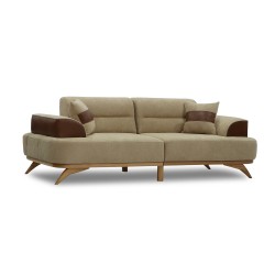 Диван HOBEL MANHATTAN HONEY PHANTOM 6 /LIGHT BROWN BONCUK 6 (3) 
