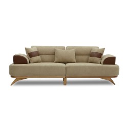 Диван HOBEL MANHATTAN HONEY PHANTOM 6 /LIGHT BROWN BONCUK 6 (3) 