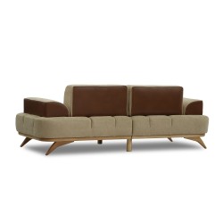 Диван HOBEL MANHATTAN HONEY PHANTOM 6 /LIGHT BROWN BONCUK 6 (3) 