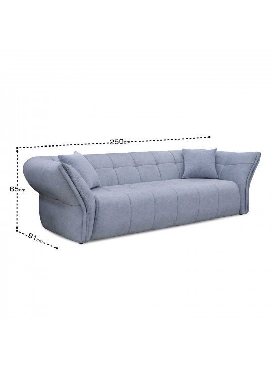 Բազմոց HOBEL MAROCCO LIGHT GREY JAGUAR 4/ GREY FOREVER 900 (1) 