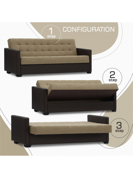 Հավաքածու HOBEL MARVEL 3+1+1 COFFEE V460/ BEIGE SCANDI 4 (4) 