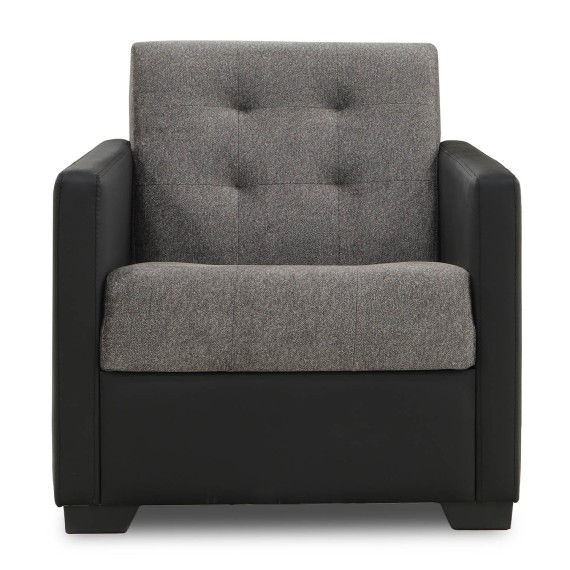 Гарнитур HOBEL MARVEL 3+1+1 F/R BLACK 4503/ DARK GREY MOCASSI 4005 (4) 