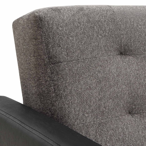 Гарнитур HOBEL MARVEL 3+1+1 F/R BLACK 4503/ DARK GREY MOCASSI 4005 (4) 