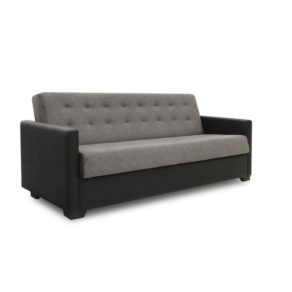 Гарнитур HOBEL MARVEL 3+1+1 F/R BLACK 4503/ DARK GREY MOCASSI 4005 (4) 