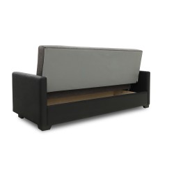 Гарнитур HOBEL MARVEL 3+1+1 F/R BLACK 4503/ DARK GREY MOCASSI 4005 (4) 