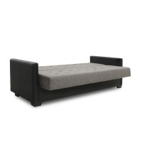 Гарнитур HOBEL MARVEL 3+1+1 F/R BLACK 4503/ DARK GREY MOCASSI 4005 (4) 