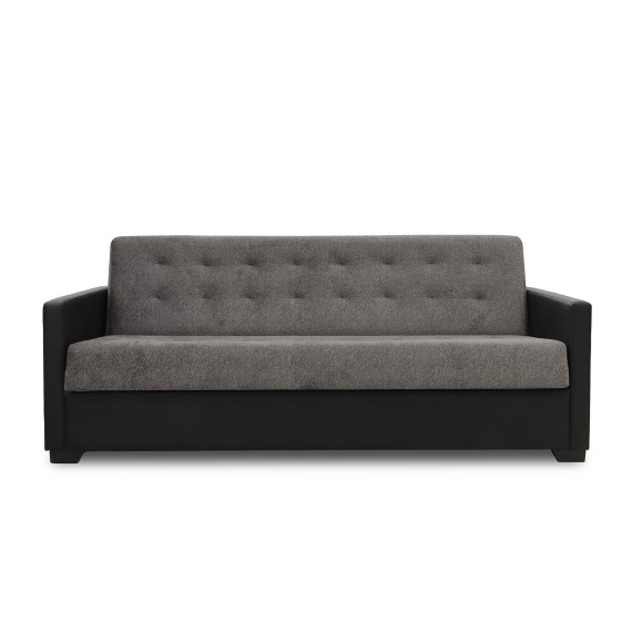 Гарнитур HOBEL MARVEL 3+1+1 F/R BLACK 4503/ DARK GREY MOCASSI 4005 (4) 
