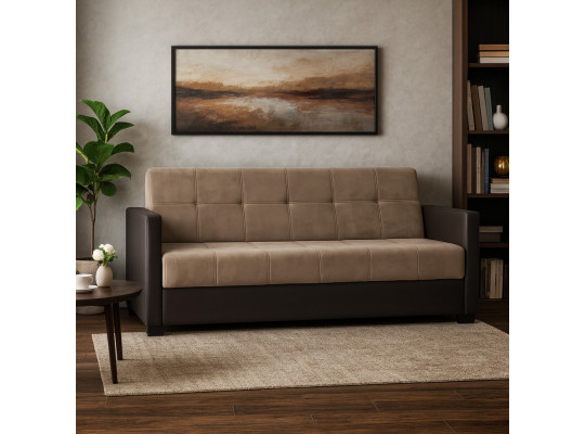 Диван HOBEL MARVEL ECONOM COFFEE V460/BROWN VIVALDI 22 (2) 