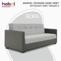 Диван HOBEL MARVEL ECONOM DARK GREY 8410/LIGHT GREY YAGUAR 4 (2) 