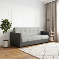 Диван HOBEL MARVEL ECONOM DARK GREY 8410/LIGHT GREY YAGUAR 4 (2) 