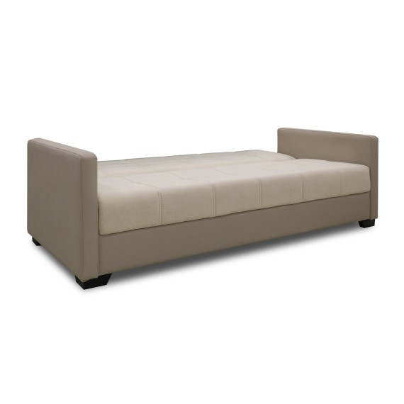 Диван HOBEL MARVEL ECONOM F/R CAPUCHINO 4072/CREAM VIVALDI 3 (2) 