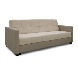 Sofa HOBEL MARVEL ECONOM F/R CAPUCHINO 4072/CREAM VIVALDI 3 (2) 