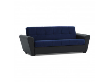 Sofa HOBEL MODERN ECONOM BLACK 4503/ BLUE CATALANA 17 (2) 