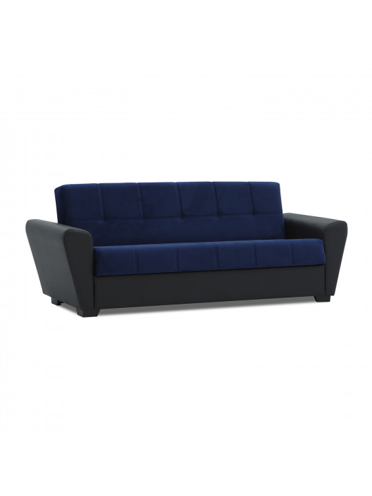 Sofa HOBEL MODERN ECONOM BLACK 4503/ BLUE CATALANA 17 (2) 