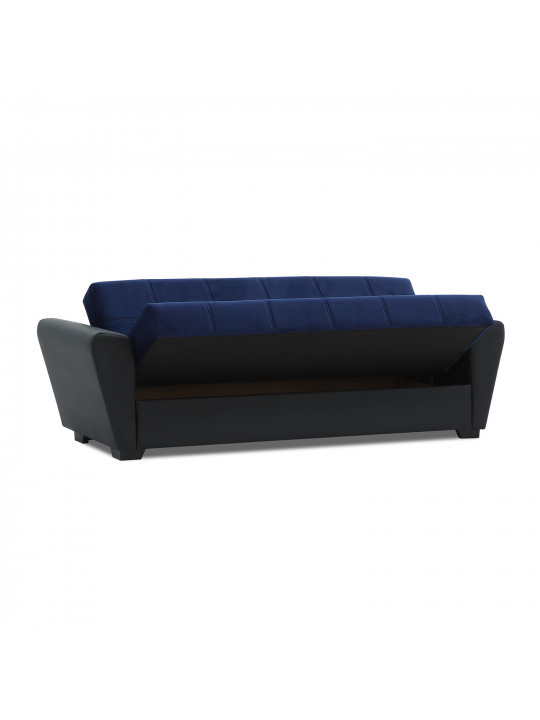 Sofa HOBEL MODERN ECONOM BLACK 4503/ BLUE CATALANA 17 (2) 