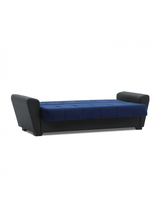 Sofa HOBEL MODERN ECONOM BLACK 4503/ BLUE CATALANA 17 (2) 