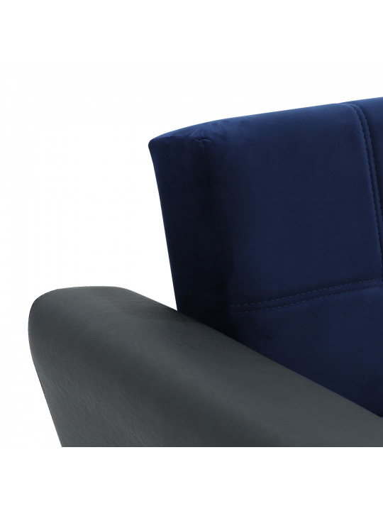 Sofa HOBEL MODERN ECONOM BLACK 4503/ BLUE CATALANA 17 (2) 