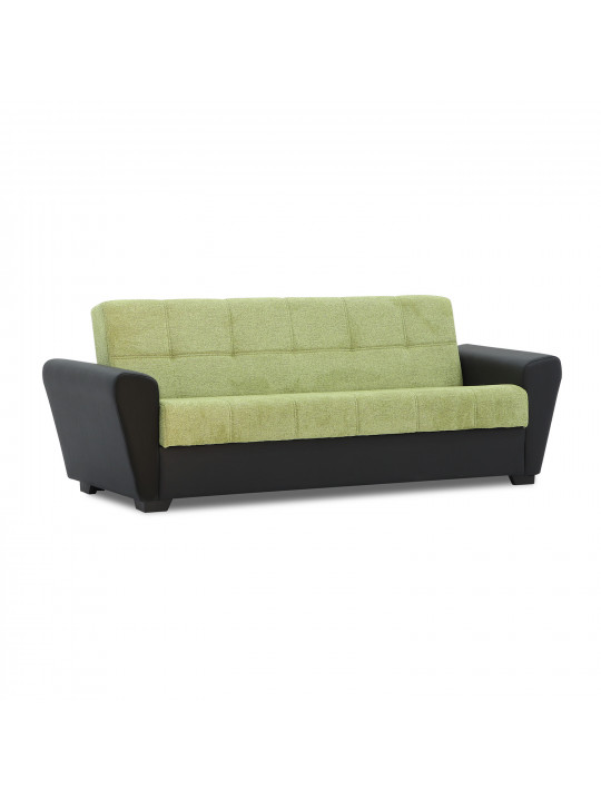 Բազմոց HOBEL MODERN ECONOM BLACK 4503/ GREEN BEATTO 1018 (2) 