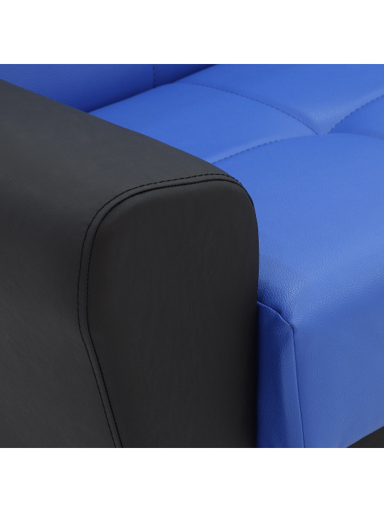 Բազմոց HOBEL MODERN ECONOM BLACK 4503/BLUE 9440 (2) 