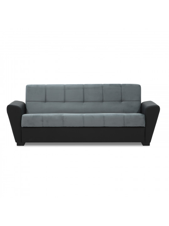 Բազմոց HOBEL MODERN ECONOM BLACK 4503/GREY LETTO 24 (2) 