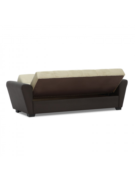 Բազմոց HOBEL MODERN ECONOM BROWN 3673/CREAM LETTO 8 (2) 