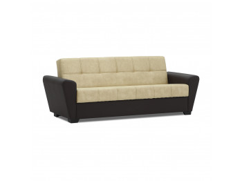 Sofa HOBEL MODERN ECONOM CREAM LOFT 3/ BROWN 3673 (2) 