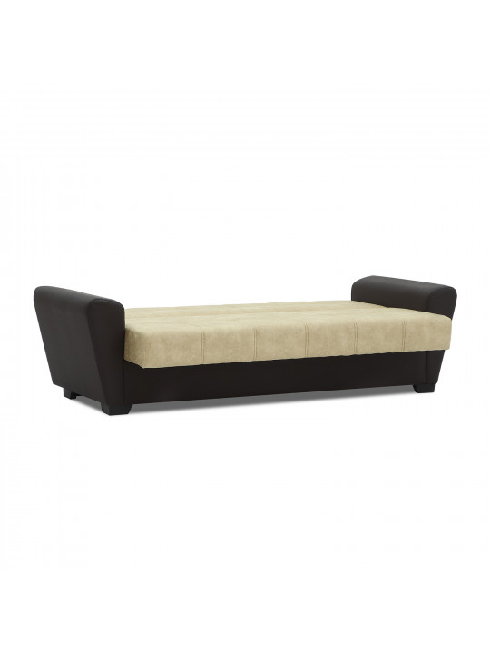 Sofa HOBEL MODERN ECONOM CREAM LOFT 3/ BROWN 3673 (2) 