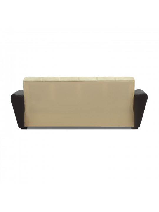 Sofa HOBEL MODERN ECONOM CREAM LOFT 3/ BROWN 3673 (2) 