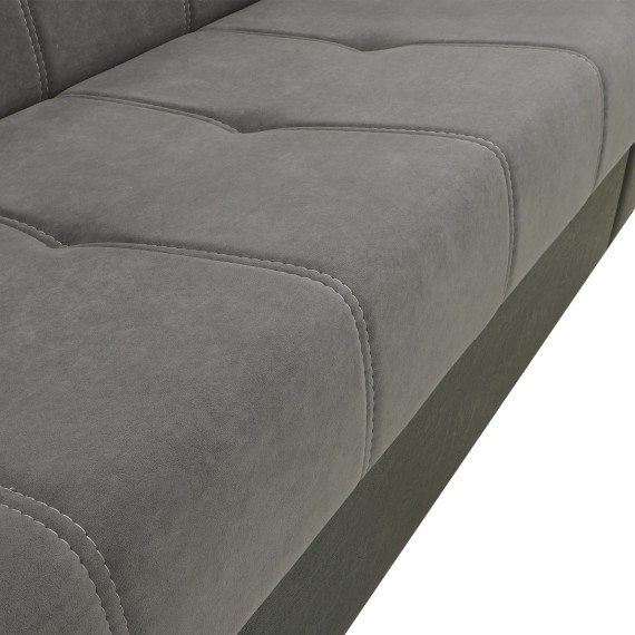 Հավաքածու HOBEL MODERN LUX 3+1+1 F/R BLACK 4503/ DARK GREY LEONARDO 15 (4) 