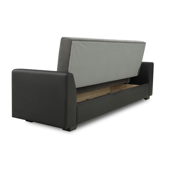 Հավաքածու HOBEL MODERN LUX 3+1+1 F/R BLACK 4503/ DARK GREY LEONARDO 15 (4) 