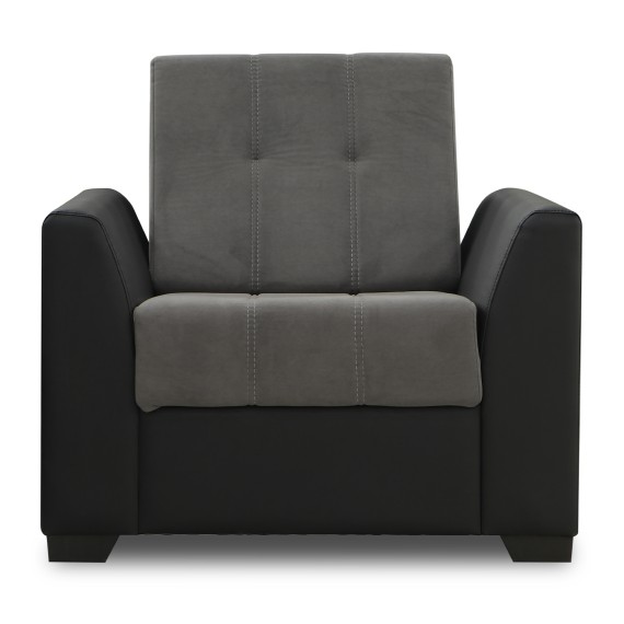 Հավաքածու HOBEL MODERN LUX 3+1+1 F/R BLACK 4503/ DARK GREY LEONARDO 15 (4) 