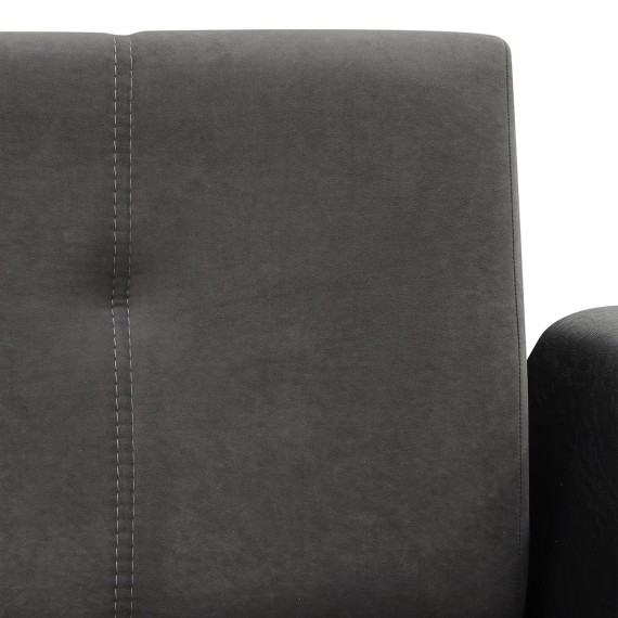 Հավաքածու HOBEL MODERN LUX 3+1+1 F/R BLACK 4503/ DARK GREY LEONARDO 15 (4) 