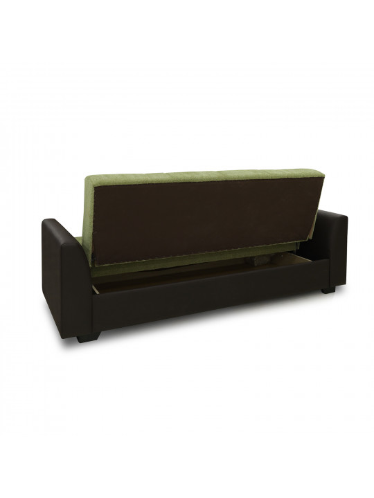 Диван HOBEL MODERN LUXE ECONOM BROWN 3673/GREEN BEATTO 1018 (2) 