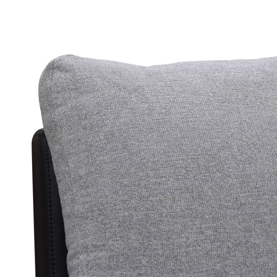 Sofa HOBEL NEW CORNER CORONA F/R BLACK PHANTOM 15/ LIGHT GREY BEATTO 1067 L (10) 