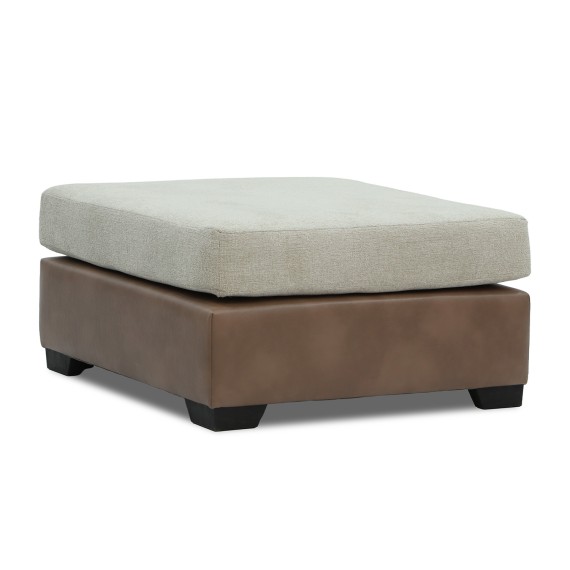 Sofa HOBEL NEW CORNER CORONA F/R CAPPUCCINO PHANTOM 12/ LIGHT CREAM BEATTO 1066 R (10) 