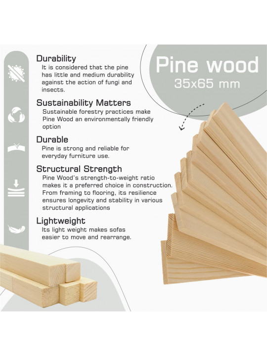 Հավաքածու HOBEL OLIVIA 3+1+1 F/R CAPPUCCINO MONACO 4/BUKLE 4 (4) 