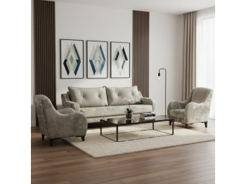 Հավաքածու HOBEL OLIVIA 3+1+1 F/R CAPPUCCINO MONACO 4/ELEGANCE6 (4) 