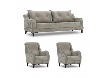 Հավաքածու HOBEL OLIVIA 3+1+1 F/R CAPPUCCINO MONACO 4/ELEGANCE6 (4) 