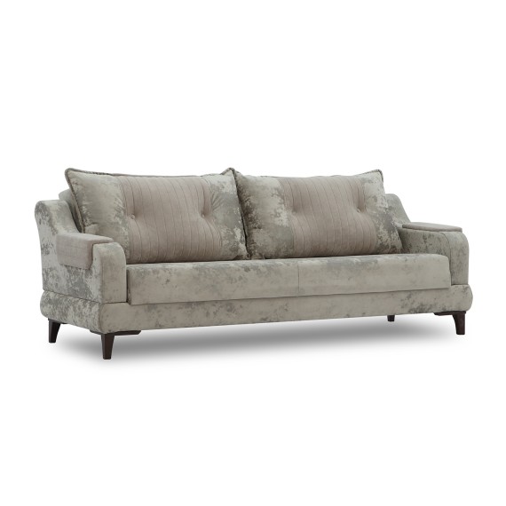 Гарнитур HOBEL OLIVIA 3+1+1 F/R CAPPUCCINO MONACO 4/ELEGANCE6 (4) 