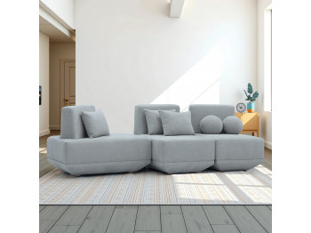 Диван HOBEL PARMA LIGHT GREY BEATTO 1069 (3) 