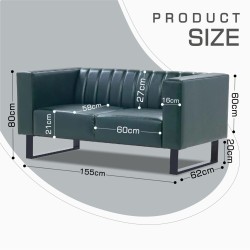 Sofa HOBEL POLO 2 F/R GREEN PHANTOM 20 (2) 