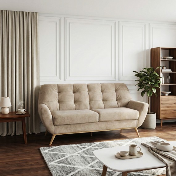 Sofa HOBEL RETRO 2 STR CREAM MELO 6 (1) 