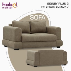 Sofa HOBEL SIDNEY PLUS 2 F/R BROWN BONCUK 7 (1) 