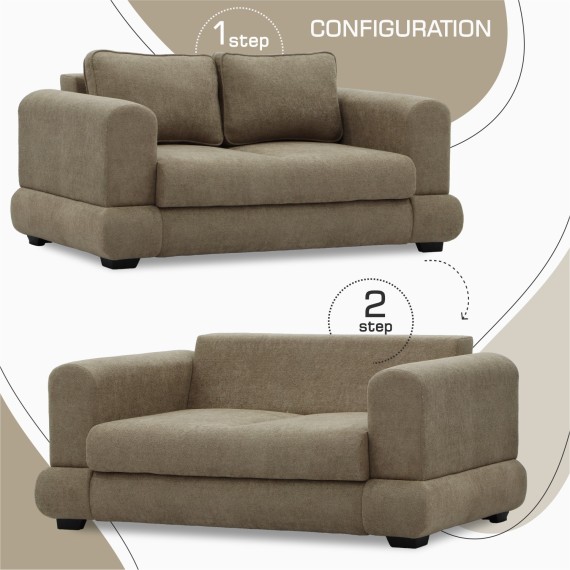 Sofa HOBEL SIDNEY PLUS 2 F/R BROWN BONCUK 7 (1) 