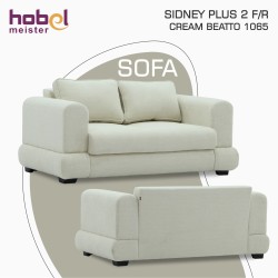 Sofa HOBEL SIDNEY PLUS 2 F/R CREAM BEATTO 1065 (1) 