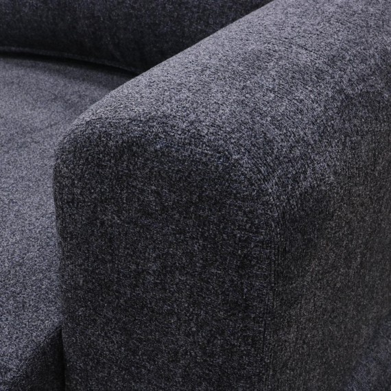 Диван HOBEL SIDNEY PLUS 2 F/R DARK GREY BEATTO 1079 (1) 