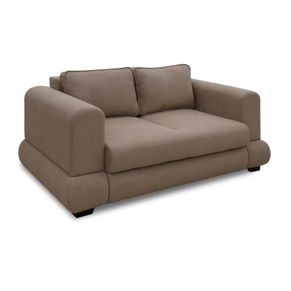 Диван HOBEL SIDNEY PLUS 2 STR F/Z LIGHT BROWN BUKLE 5 (1) 