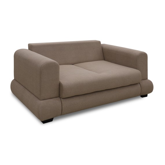Диван HOBEL SIDNEY PLUS 2 STR F/Z LIGHT BROWN BUKLE 5 (1) 