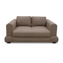 Sofa HOBEL SIDNEY PLUS 2 STR F/Z LIGHT BROWN BUKLE 5 (1) 