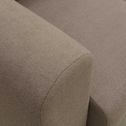 Sofa HOBEL SIDNEY PLUS 2 STR F/Z LIGHT BROWN BUKLE 5 (1) 